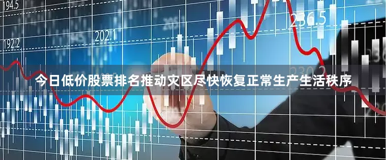 今日低价股票排名推动灾区尽快恢复正常生产生活秩序