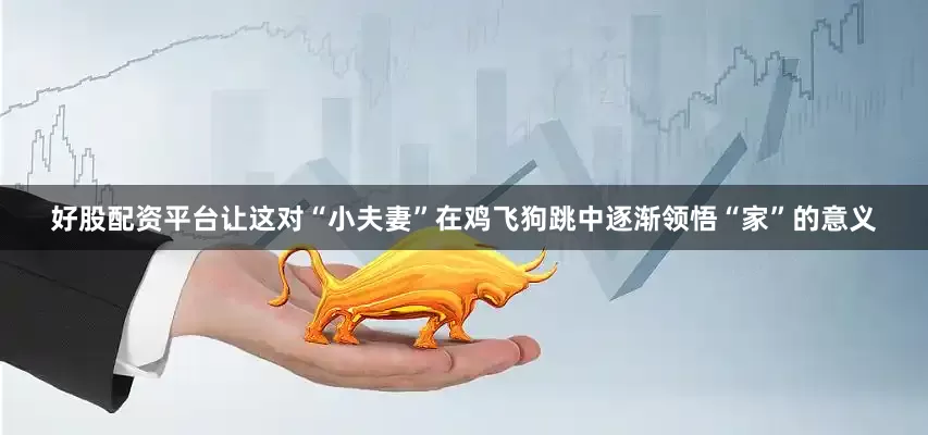 好股配资平台让这对“小夫妻”在鸡飞狗跳中逐渐领悟“家”的意义