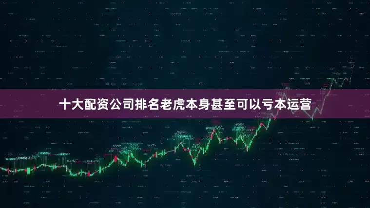 十大配资公司排名老虎本身甚至可以亏本运营